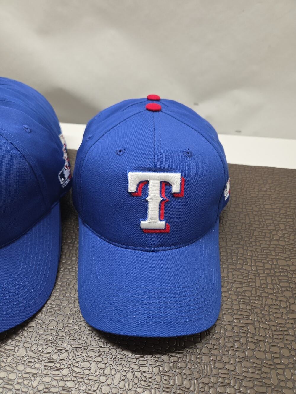 Texas Rangers Strapback Cap Mens Blue White MLB Baseball OC Sports OSFM